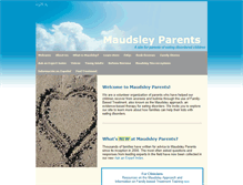 Tablet Screenshot of maudsleyparents.org